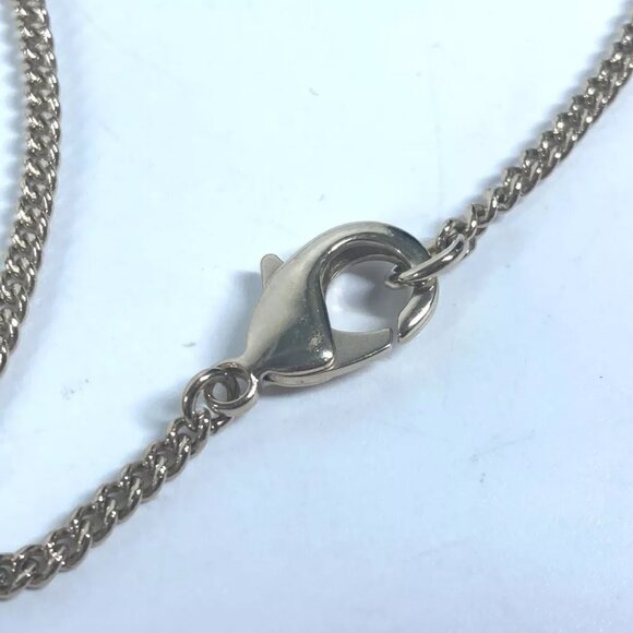 CHANEL B20P CC CC Mark Accessories Dog Tag Rhinestone Chain Long Necklace - Picture 5 of 8